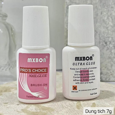 Keo dán móng giả Mxbon Hồng  -  Chính hãng Nails Glue  - Phụ kiện đồ nail HSM