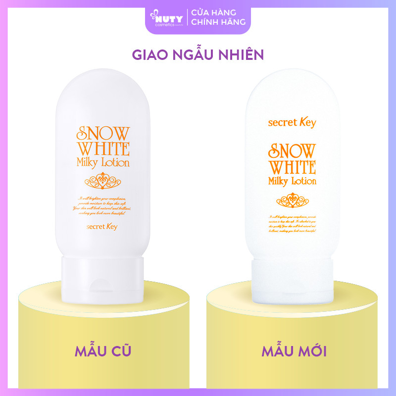 Sữa Dưỡng Trắng Da Secret Key Snow White Milky Lotion (120g)