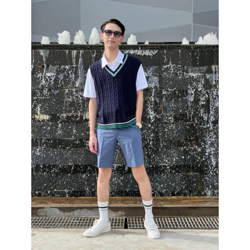 Quần sooc golf adam Scott uniqlo