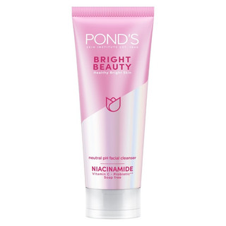 Sữa rửa mặt sạch sâu sáng mượt dịu nhẹ Ponds Bright Beauty Niacimaide 100g