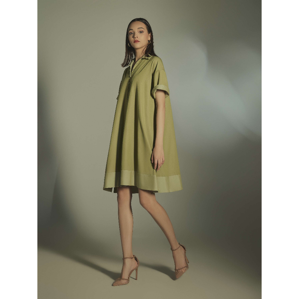 Graphé - Gaia freesize dress/Đầm sơ mi freesize (không kèm thắt lưng)