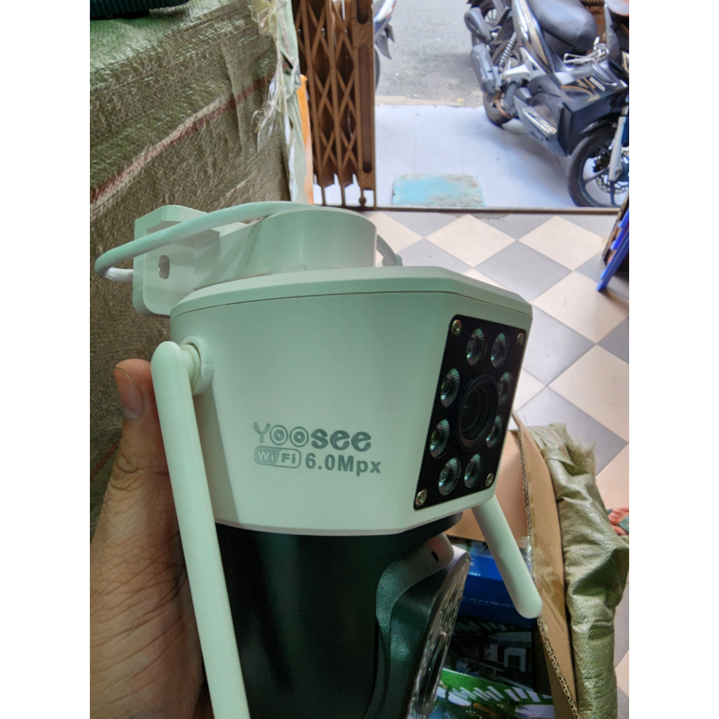 Camera Yoosee WiFi 2 Mắt Ngoài Trời QPT39 Chuẩn 6.0Mpx Siêu Nét - Xem 2 màn hình cùng lúc