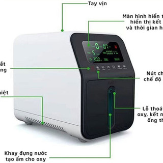 [FREESHIP] MÁY TẠO OXY GIA ĐÌNH DEDAKJ DE-1A , HIDGEEM PLUS