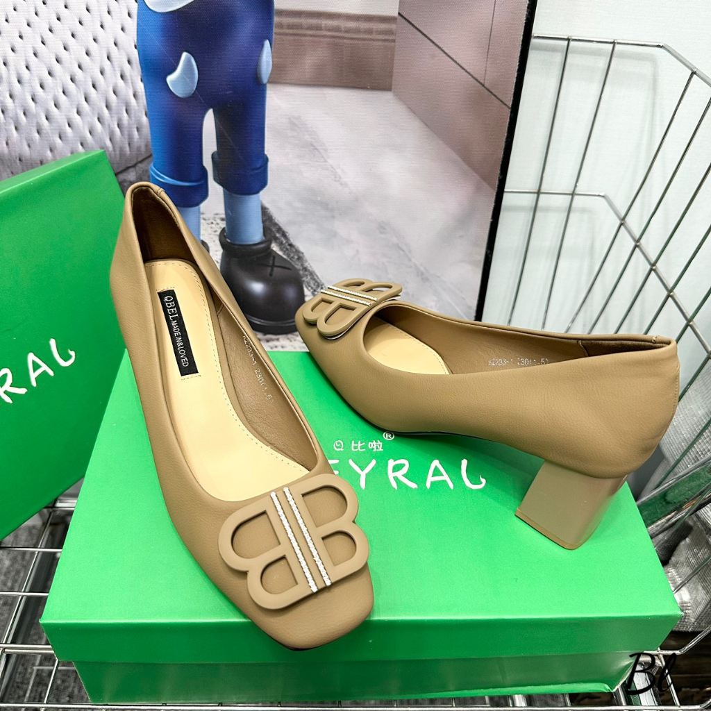 GIÀY CAO GÓT QBEY TAG BB GÓT VUÔNG