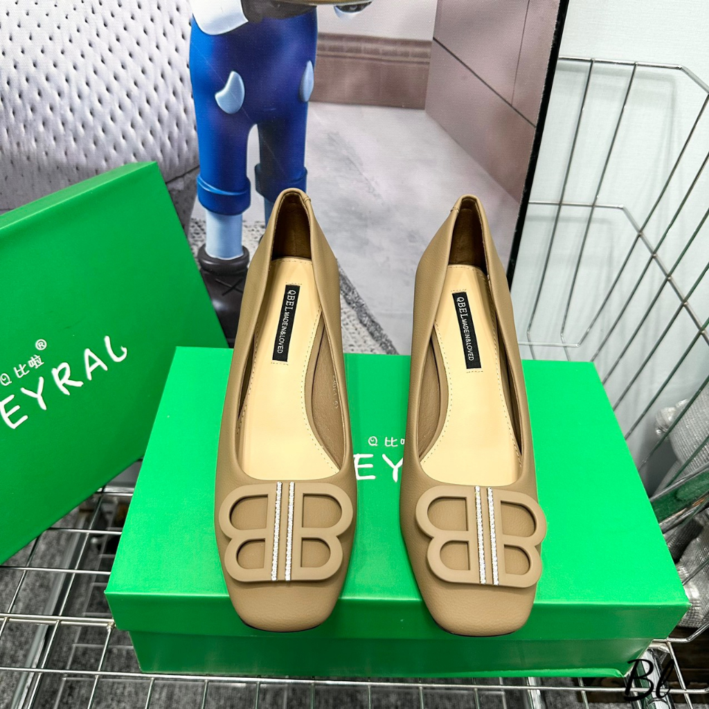 GIÀY CAO GÓT QBEY TAG BB GÓT VUÔNG