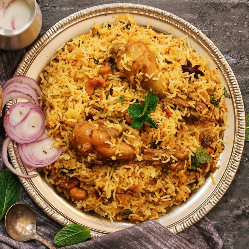 Gia vị nấu Hyderabad biryani masala MDH Ấn Độ 50g