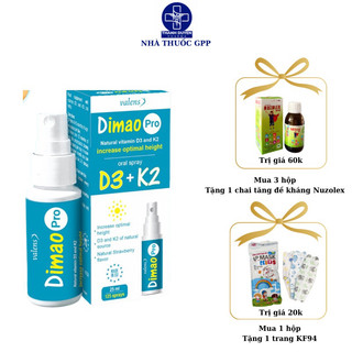 D3K2 Dimao Pro giúp trẻ bức phá chiều cao