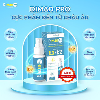 D3K2 Dimao Pro giúp trẻ bức phá chiều cao