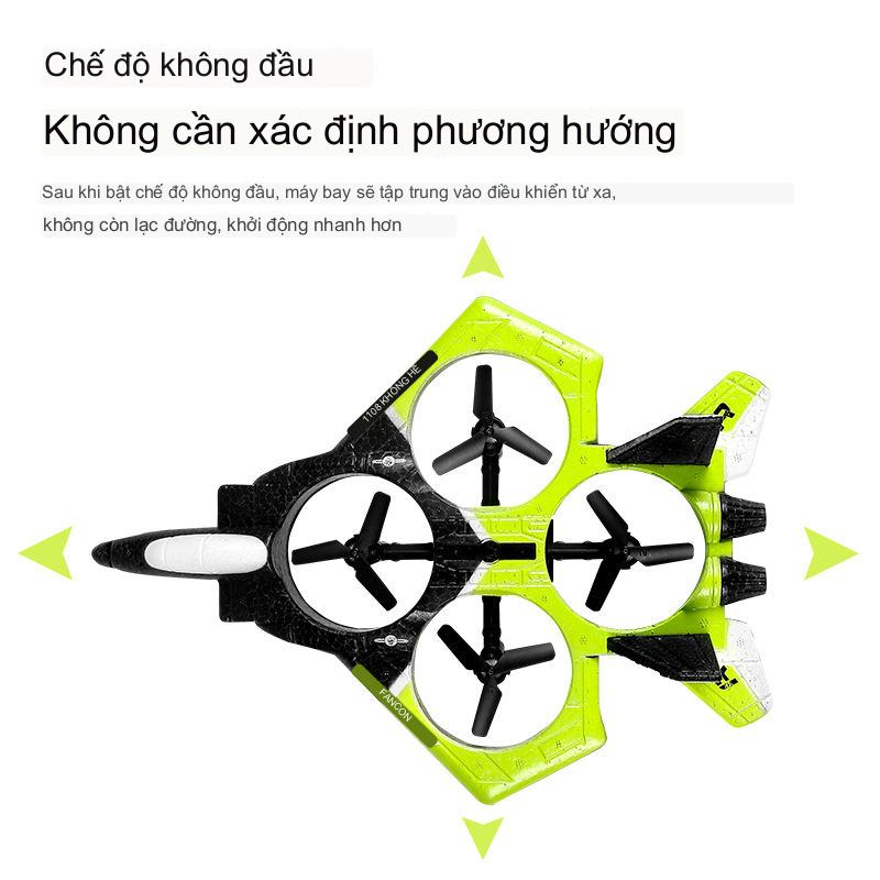 Máy Bay Phản Lực Điều Khiển Từ Xa X72S ZL1 - Máy bay cử chỉ 2 điều khiển chính hãng Thích hợp mọi lứa tuổi