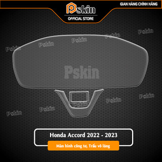 Miếng dán PPF bảo vệ Màn hình công tơ, Trấu vô lăng Honda Accord 2022 - 2023  chống xước, che mờ vết xước.