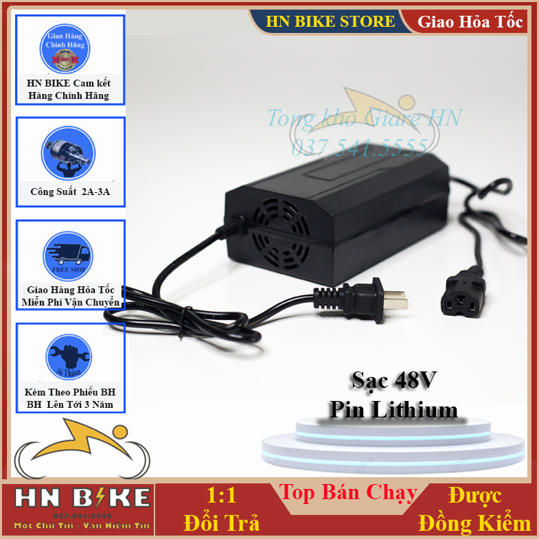 Sạc xe điện 48v,, Sạc pin chính hãng,  tự ngắt khi đầy bình