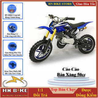 Xe đồ chơi, xe cào cào mini 50cc, động cơ 2 thì, bản bánh to, dật nổ và đề nổ