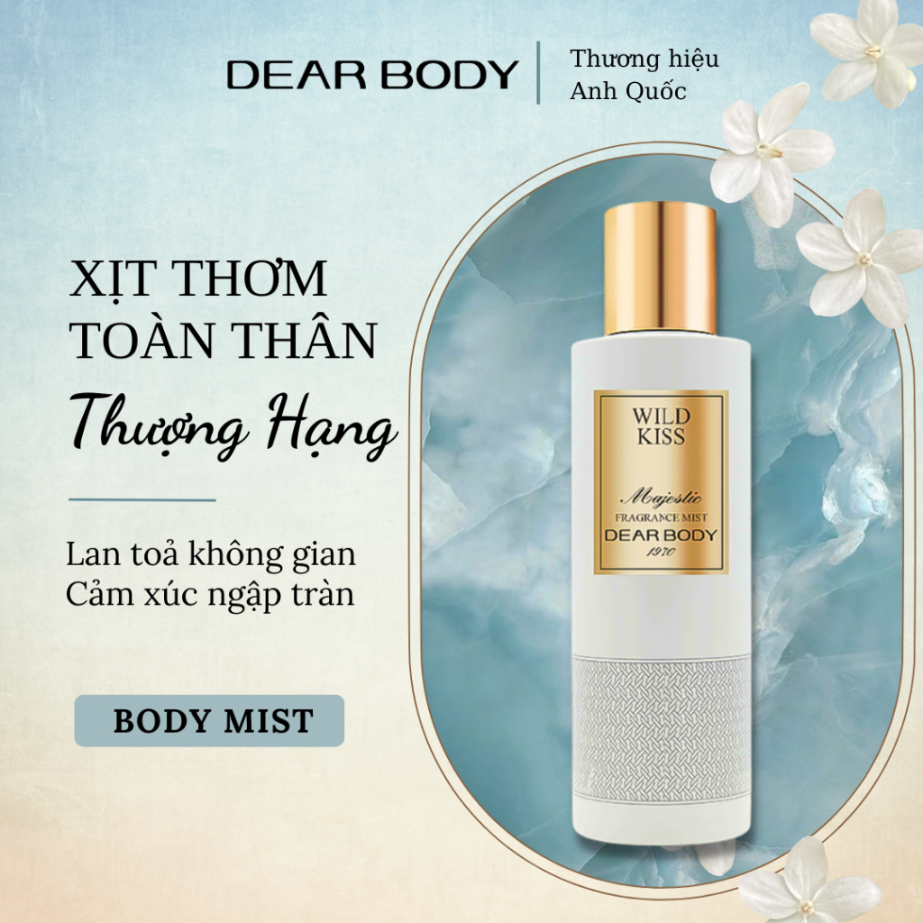 Xịt Thơm Toàn Thân Thượng Hạng Cho Nữ Majestic Fragrance Body Mist 270ml
