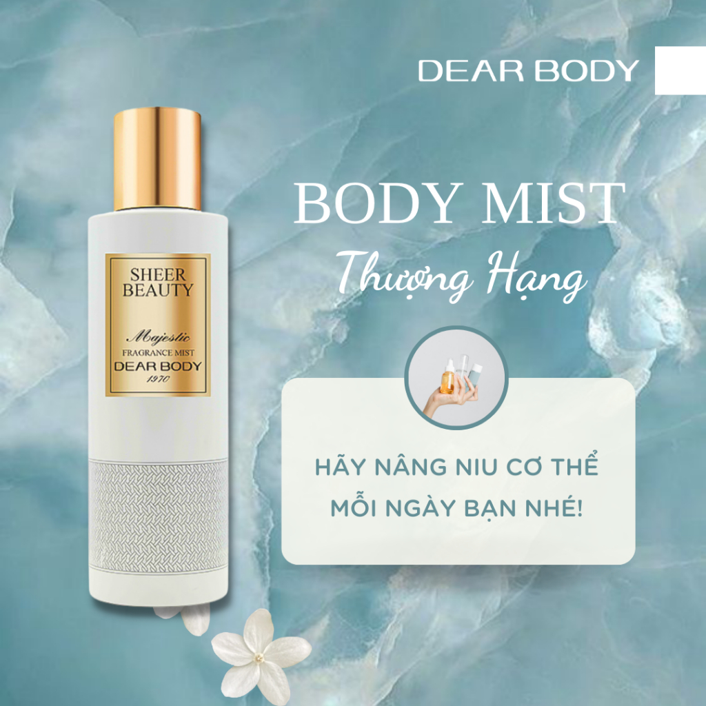 Xịt Thơm Toàn Thân Thượng Hạng Cho Nữ Majestic Fragrance Body Mist 270ml