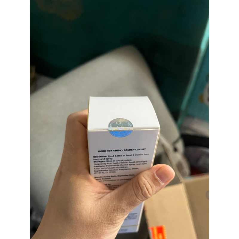 Nước hoa Cindy Golden Luxury 50ml