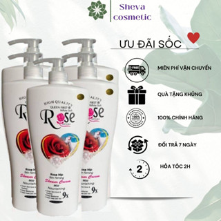 ComBo 5 Chai Sữa tắm dê ROSE hương hoa hồng 1200ml