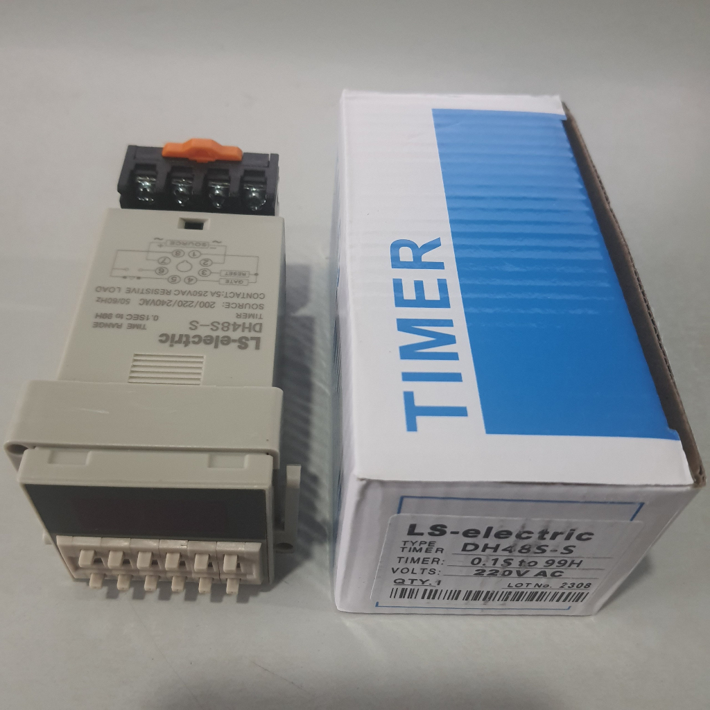 Rơ le thời gian DH48S-S 220V 5A LS-Electric HÀNG CHÍNH HÃNG mạch biến áp độ bền cao cong tac hen gio