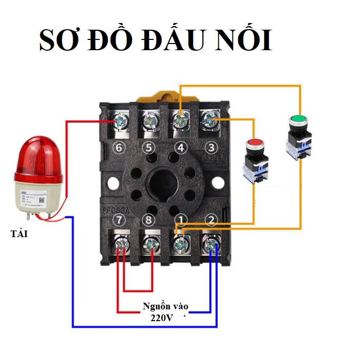 Rơ le thời gian DH48S-S 220V 5A LS-Electric HÀNG CHÍNH HÃNG mạch biến áp độ bền cao cong tac hen gio