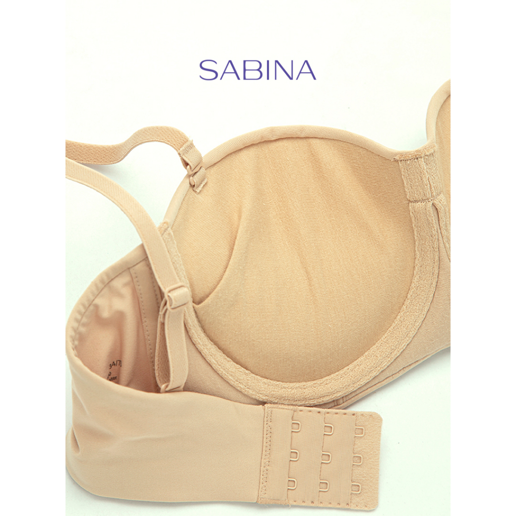 Combo 2 Áo Lót Cúp Ngang Mút Dày Siêu Nâng Ngực Màu Trơn Doomm Doomm Body Bra By Sabina SBXA8000