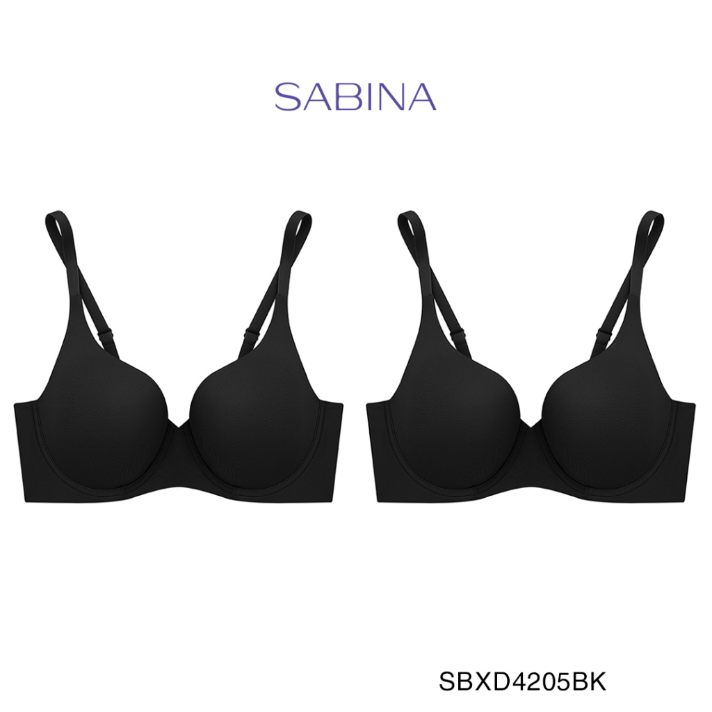Combo 2 Áo Lót Mút Mỏng Bản Dây Áo Lớn Không Viền May Phù Hợp Người Ngực To Màu Trơn Perfect Bra by Sabina SBXD4205