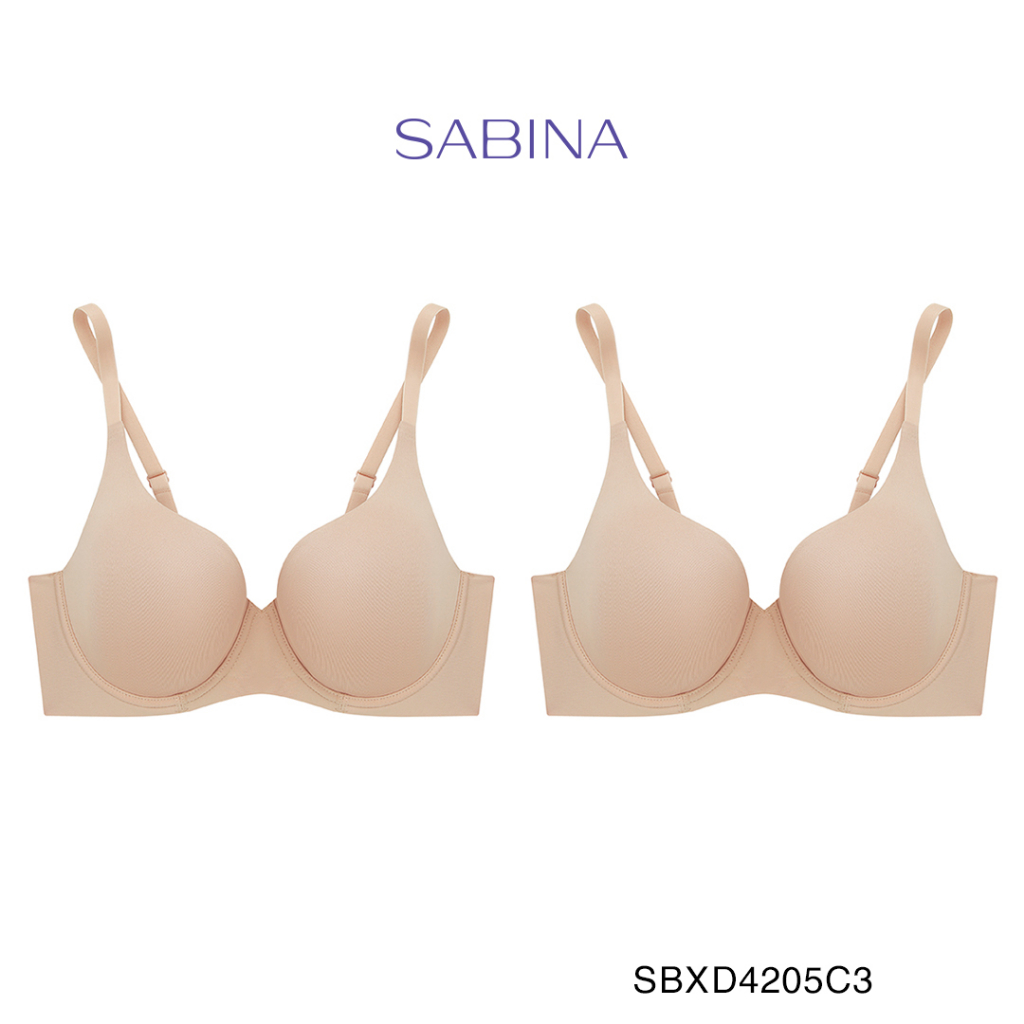 Combo 2 Áo Lót Mút Mỏng Bản Dây Áo Lớn Không Viền May Phù Hợp Người Ngực To Màu Trơn Perfect Bra by Sabina SBXD4205