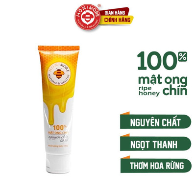 Mật ong chín Honimore Natural & Healthy nguyên chất từ tổ 130g - tiện lợi, pha chế, nấu ăn, làm đẹp