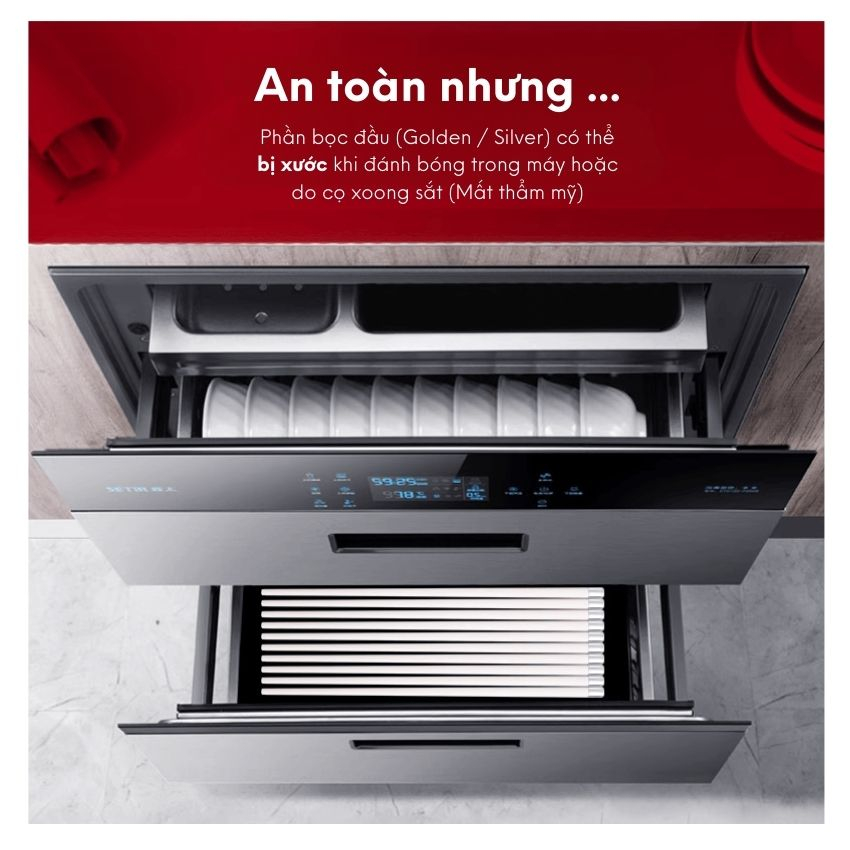 Đũa ăn cơm kháng khuẩn 5 đôi 5 mẫu khác nhau hợp vệ sinh, đũa Alloy chịu nhiệt cao cấp cho gia đình