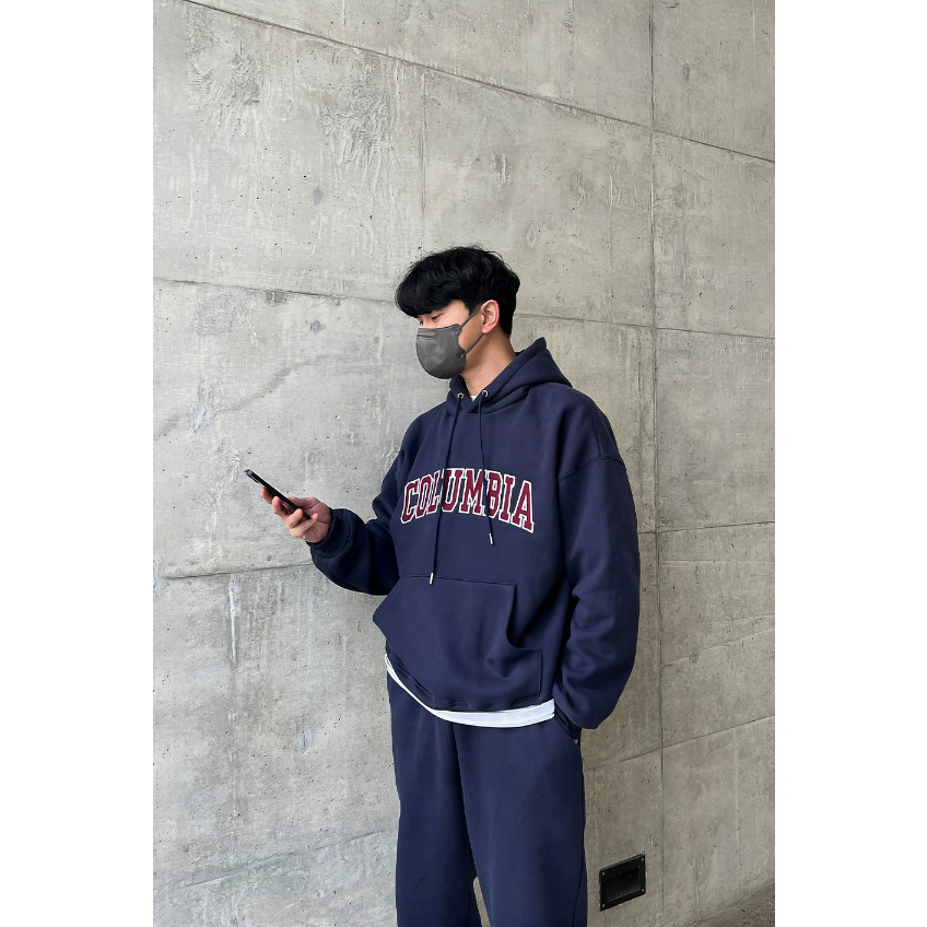 Bộ Nỉ Thể Thao Hoodie COLUMBI Sành Điệu Phong Cách Thể Thao Trẻ Trung, Chất Liệu Nỉ Siêu Ấm Áp Cho Mùa Đông