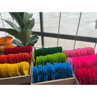 Quạt giấy gấp sẵn trang trí