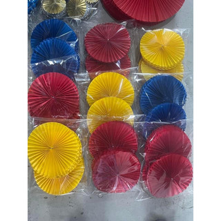 Quạt giấy gấp sẵn trang trí