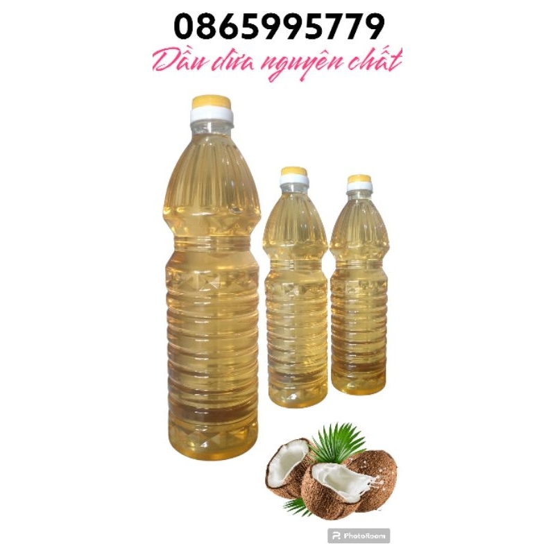 Dầu dừa nguyên chất nấu ép thủ công, tam quan