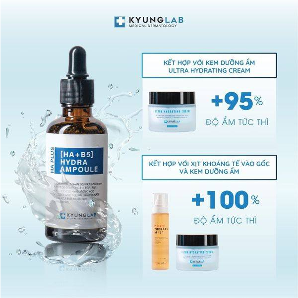 Serum HA B5 KYUNG LAB 50 ml chính hãng làm dịu da, giúp da căng bóng, chống lão hóa xóa nhăn