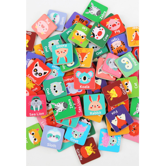 Đồ chơi Ghép hình nhiều mảnh bằng gỗ lớn kèm Bảng vẽ xóa phát triển tư duy thông minh cho bé