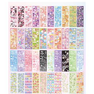 Bộ 30 Miếng Dán Trang Trí Sổ Tay Hình Hoạt Hình Dễ Thương Dành Cho Trẻ Nhỏ