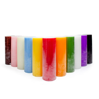   BST Đủ 11 màu  Nến trụ tròn không mùi D7H20 Eden Candle FTRAMART EDC0191 7 x 20 cm 