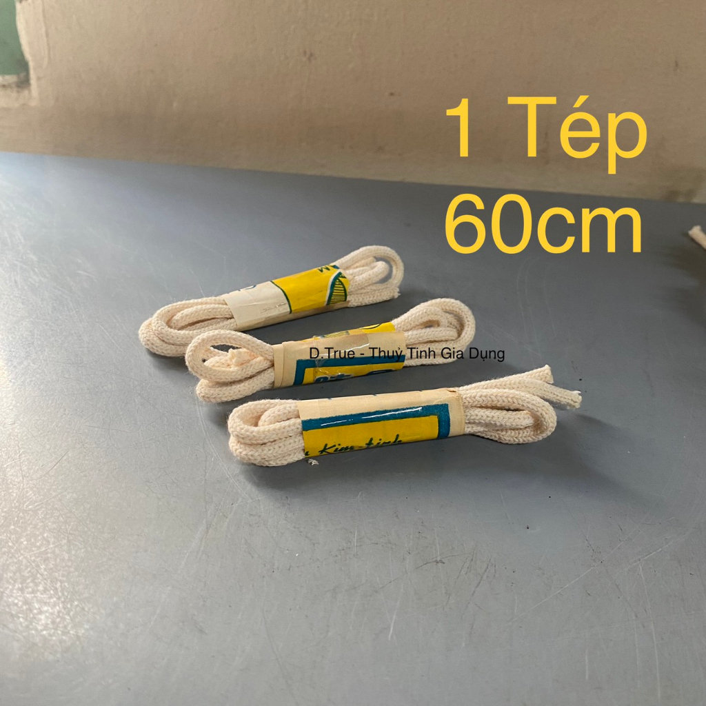 Tép Nhỏ Tim / Bấc Đèn Dầu Thủy Tinh Cổ Diển