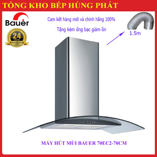 Máy hút mùi kính cong bauer 70ec2-70cm