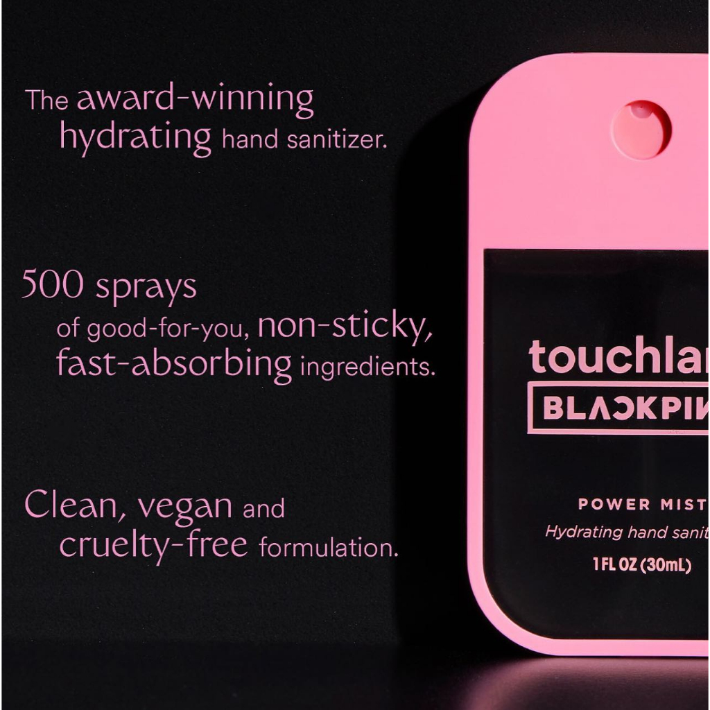 Xịt rửa tay Touchland BLACKPINK Power Hydrating $10