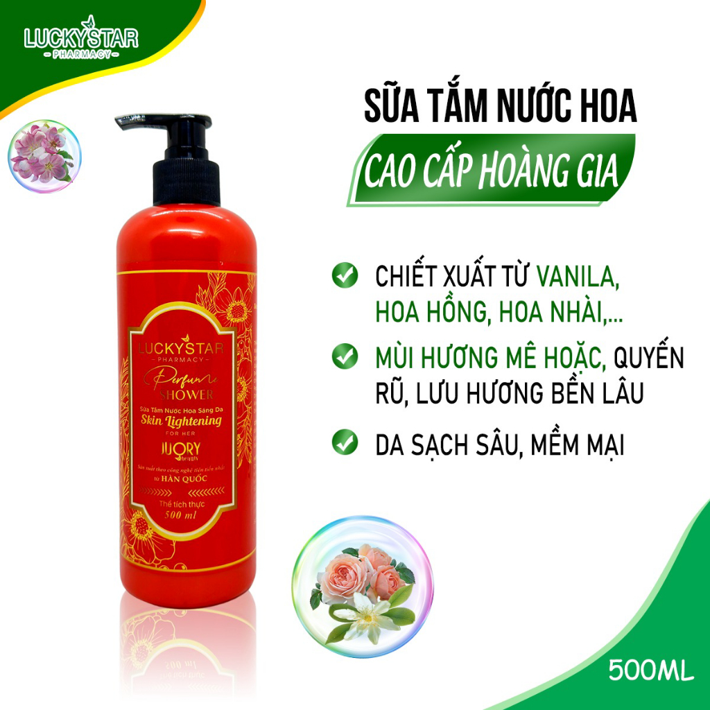 Sữa Tắm Lưu Hương Nước Hoa Hoàng Gia - Mùi Hương Thơm Mát Giữ Cả Ngày 500ML