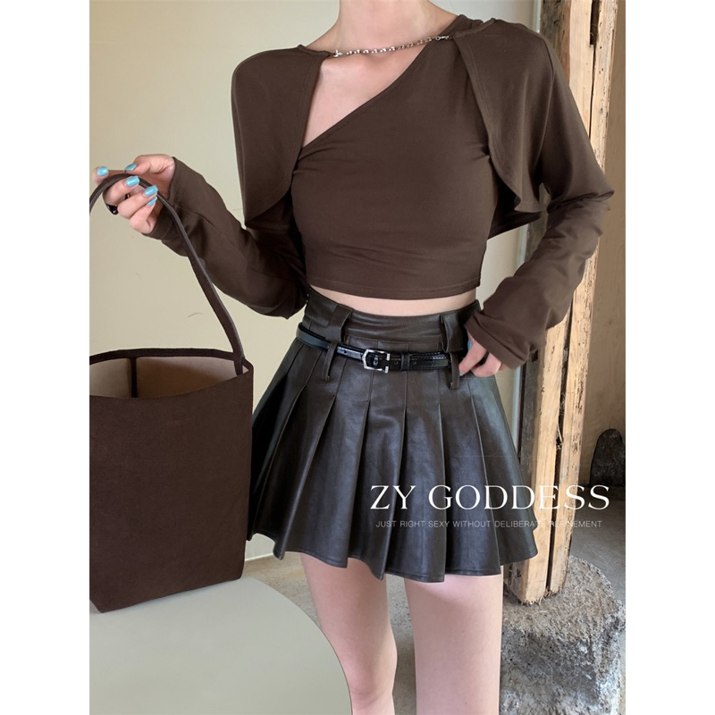 Chân váy da tennis