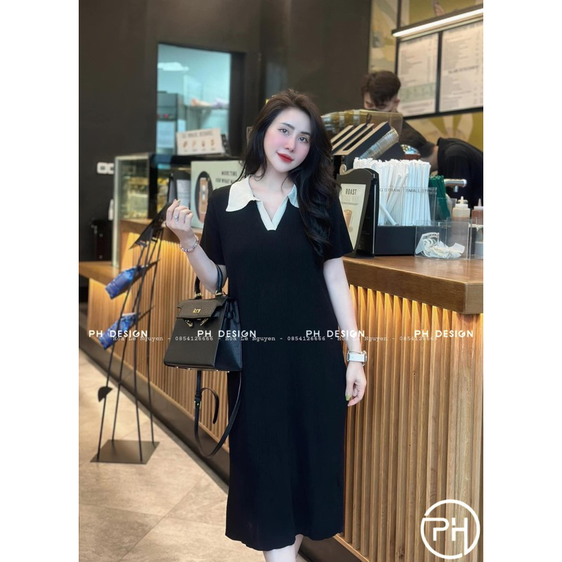 Váy len mỏng mịn mongtoghi xuông mềm tiểu thư
