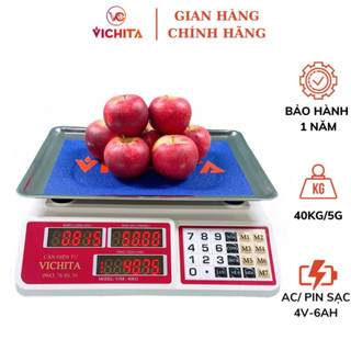 Cân điện tử VICHITA chính hãng, Cân tính giá tiền bán hàng tiếng việt giá rẻ