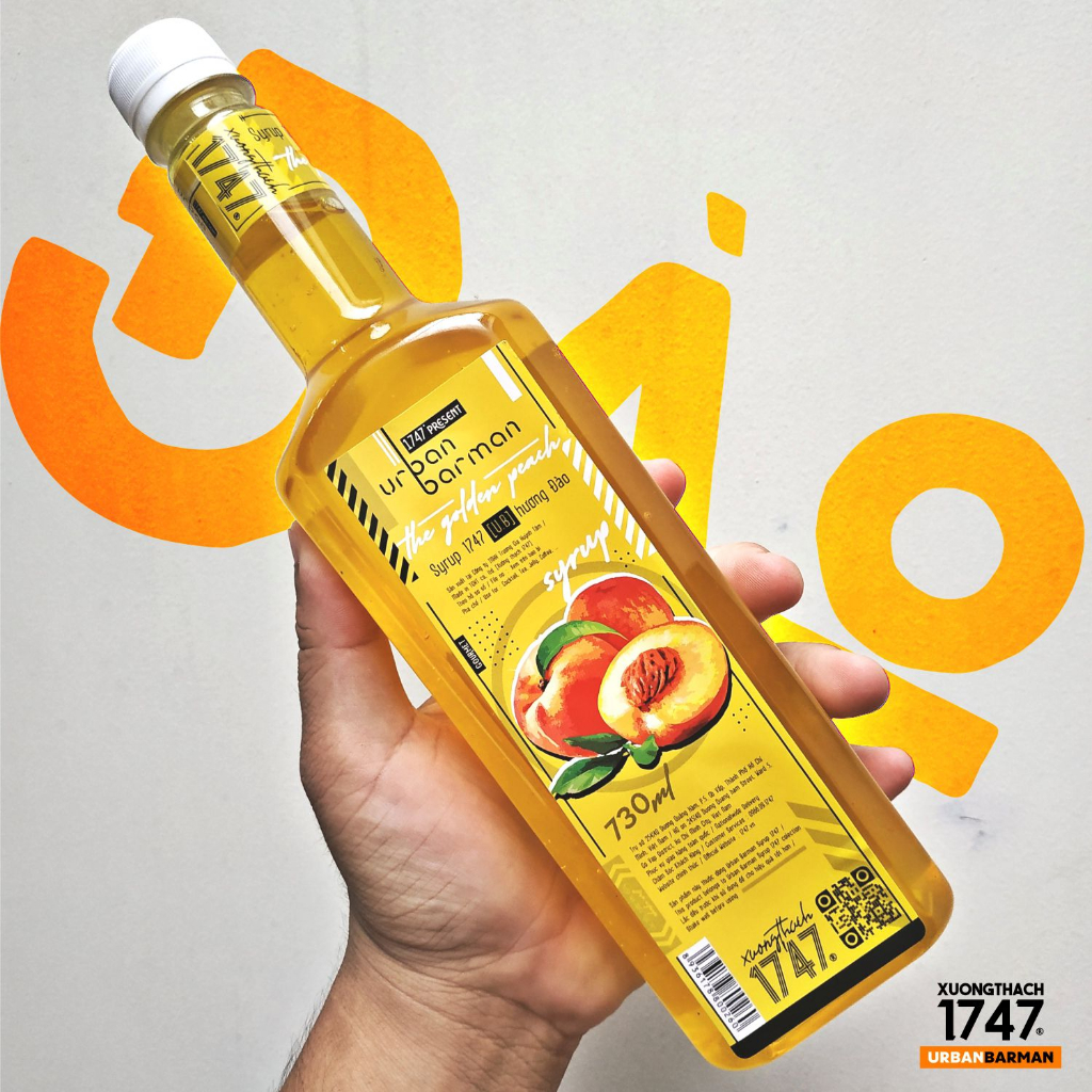 Urban Barman Syrup 1747 - 33 Hương vị - Siro Pha Chế