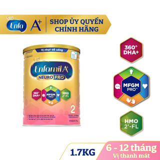 Sữa bột Enfamil A+ neuro pro số 2 1,7kg - mẫu mới