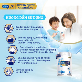 Sữa bột Enfamil A2 Neuro pro số 2 800g - date mới