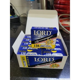 Lưỡi dao Lord bẻ sẵn( hộp nhỏ 110lưỡi) cho salon tóc và babershop sử dụng