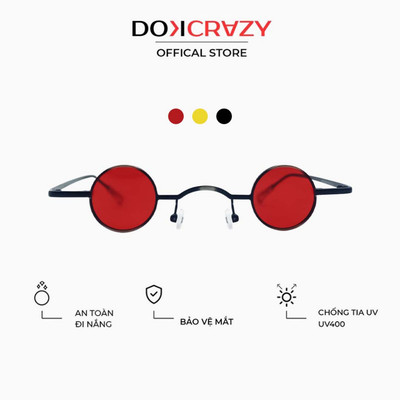 Kính mát thời trang DOKCRAZY YOH độc đáo, cá tính, thời trang, chống UV400 tia cực tím, Hot Trend