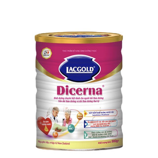 Sữa lacgold dicerna 900g - sữa dinh dưỡng chuyên biệt cho người tiểu đường, tiền đái đường và đái tháo đường thai kỳ