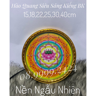 ĐÈN LED HÀO QUANG 3 TẤC SIÊU SÁNG KIẾNG - NỀN NGẪU NHIÊN