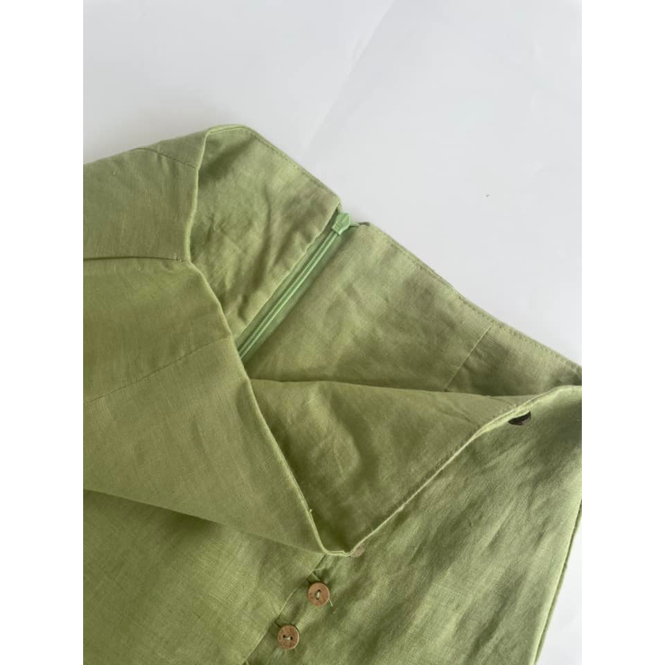 Chân váy linen tưng washed 2 lớp - Mé Hè